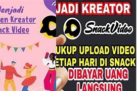 Cara Daftar Di Snack Video