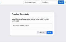 Lupa Kata Sandi Email Dan Nomor Tidak Aktif Lagi Fb